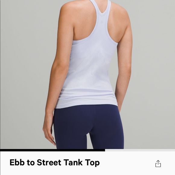 Lululemon Ebb to Street Tank top (cropped) - Picture 3 of 7